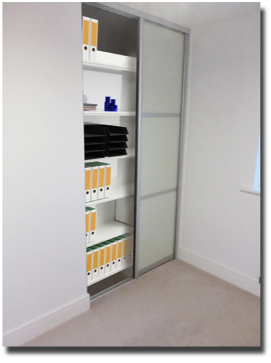 storage cupboard CAD render